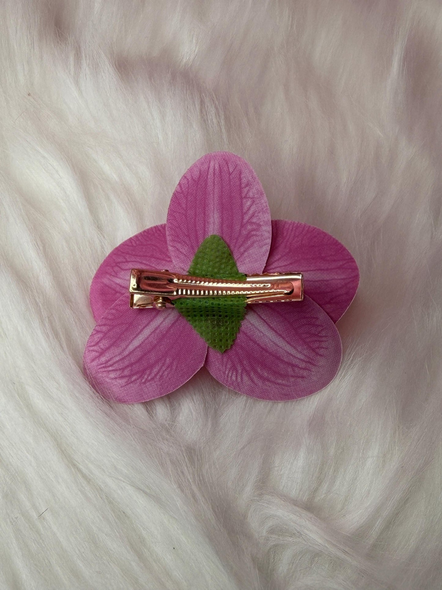 Phalaenopsis Pink Orchid Hair Clip • Realistic Tropical Flower • Handmade Hair Accessory • Tropical Wedding Gift