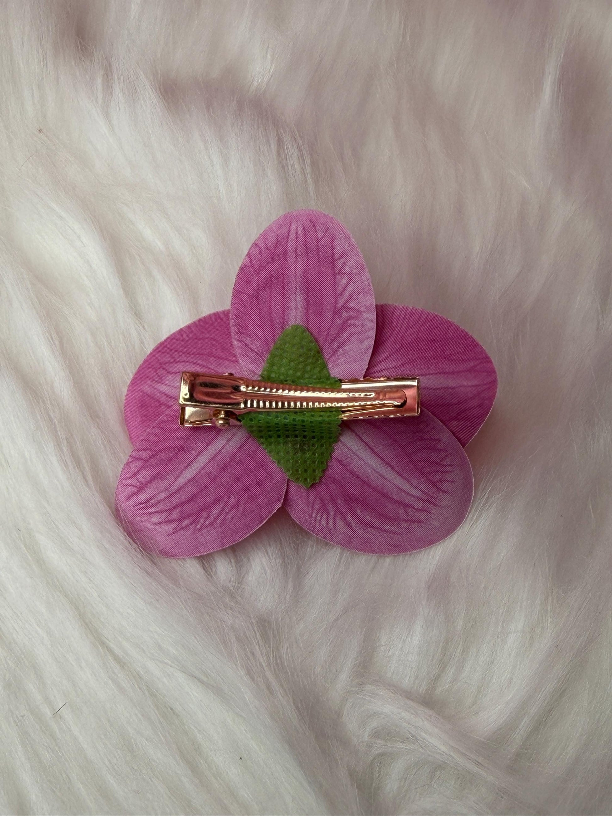 Phalaenopsis Pink Orchid Hair Clip • Realistic Tropical Flower • Handmade Hair Accessory • Tropical Wedding Gift