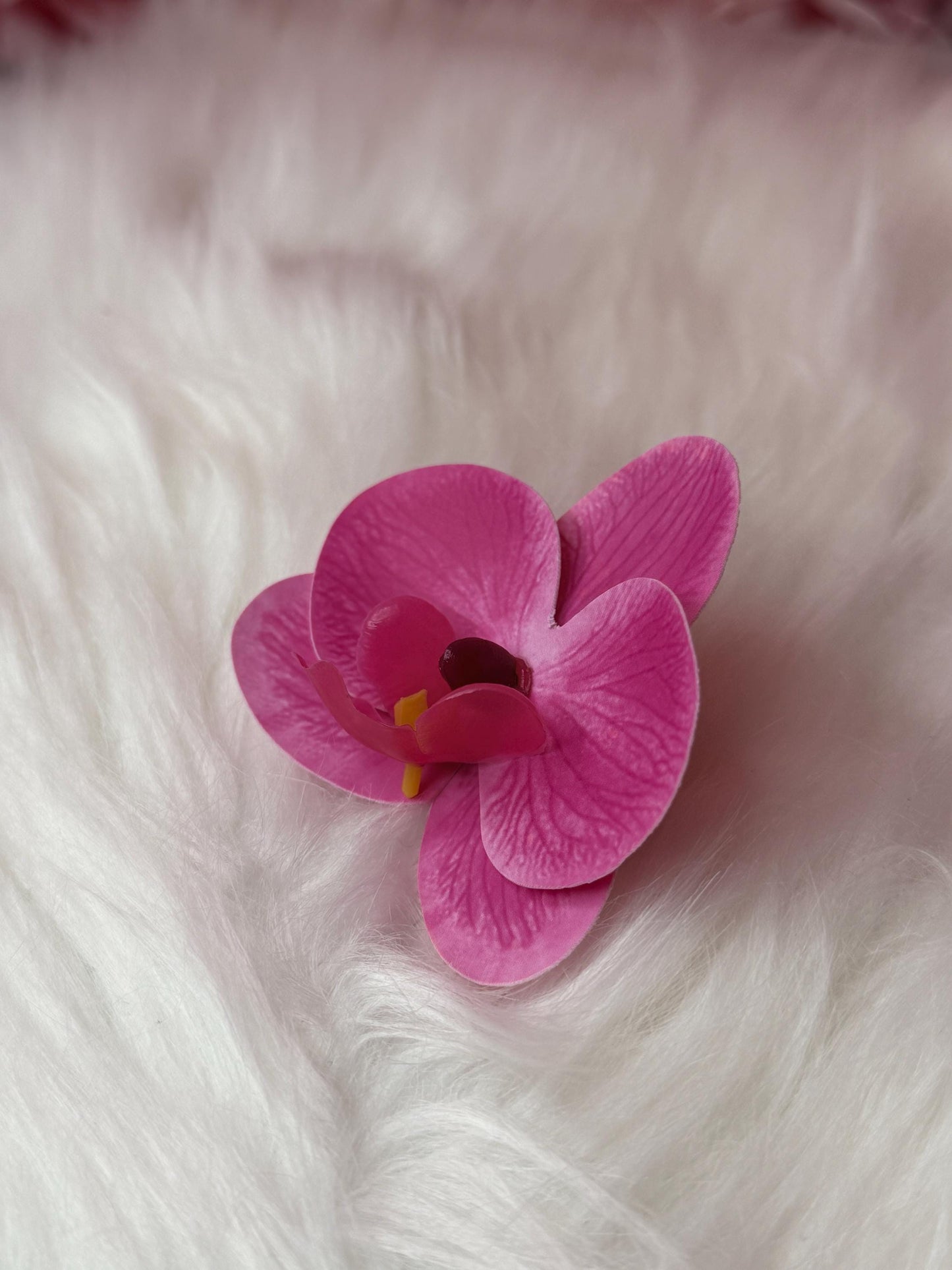 Phalaenopsis Pink Orchid Hair Clip • Realistic Tropical Flower • Handmade Hair Accessory • Tropical Wedding Gift