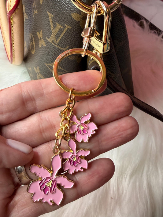 Luxury Purse Charm | Myrmecophila Orchid