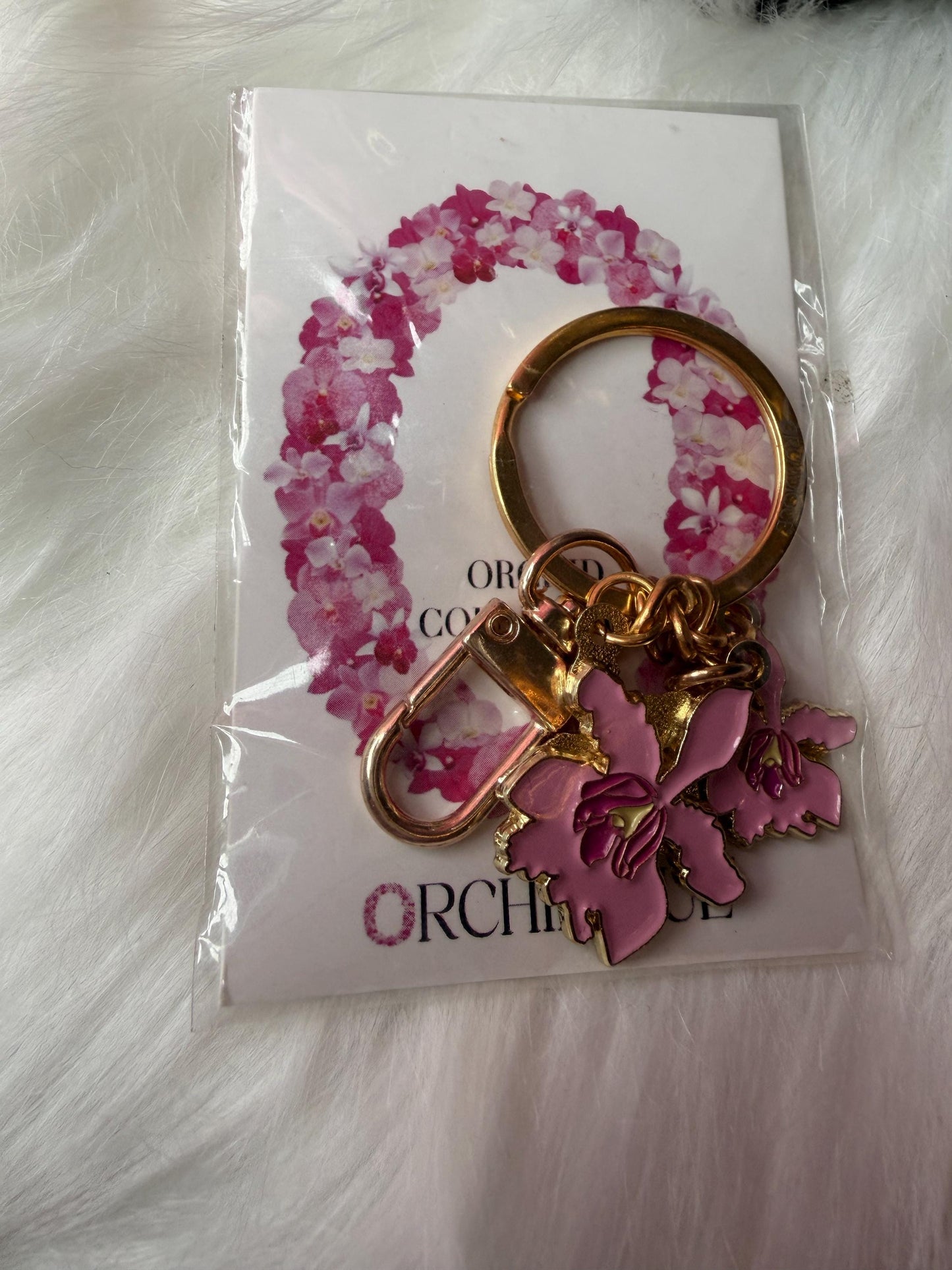 Luxury Purse Charm | Myrmecophila Orchid