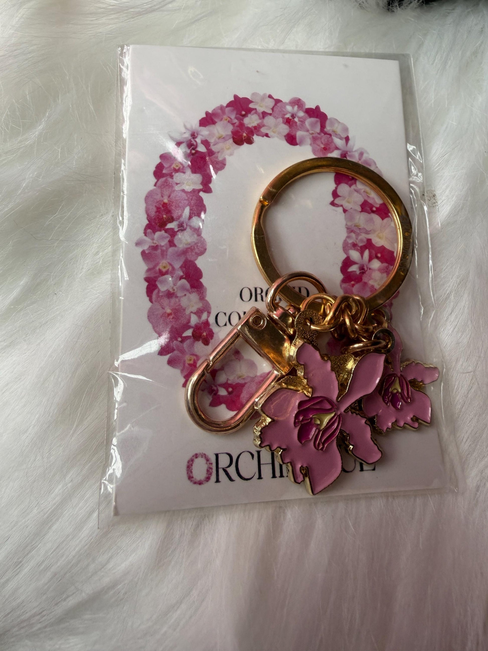 Luxury Purse Charm | Myrmecophila Orchid