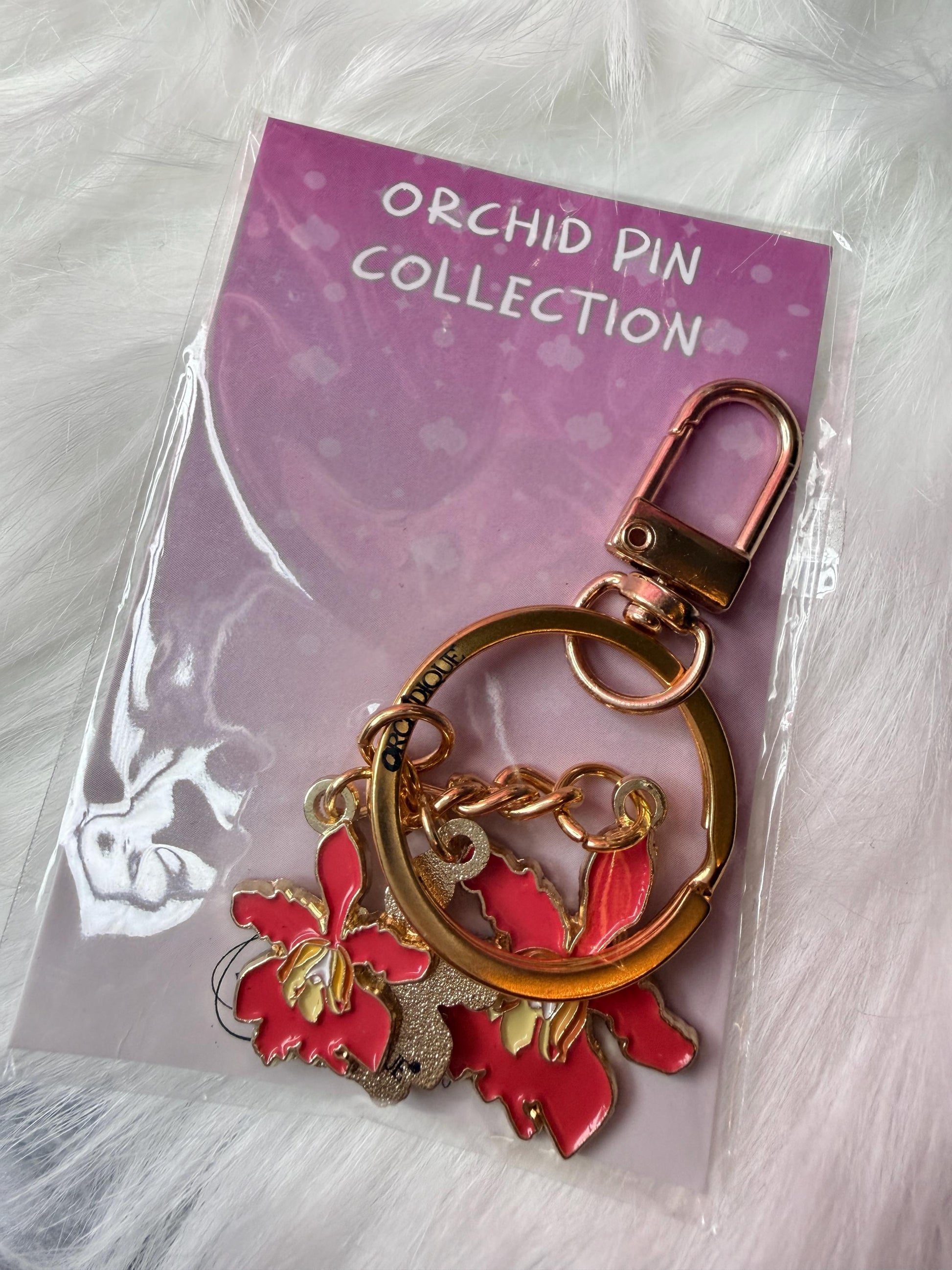 Luxury Purse Charm | Myrmecophila Orchid