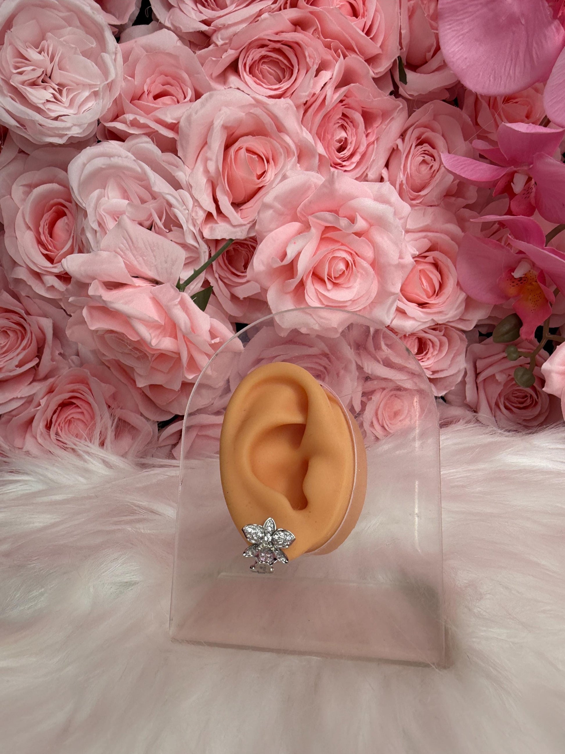 Shimmer Me Hawaiian Cattleya Earrings