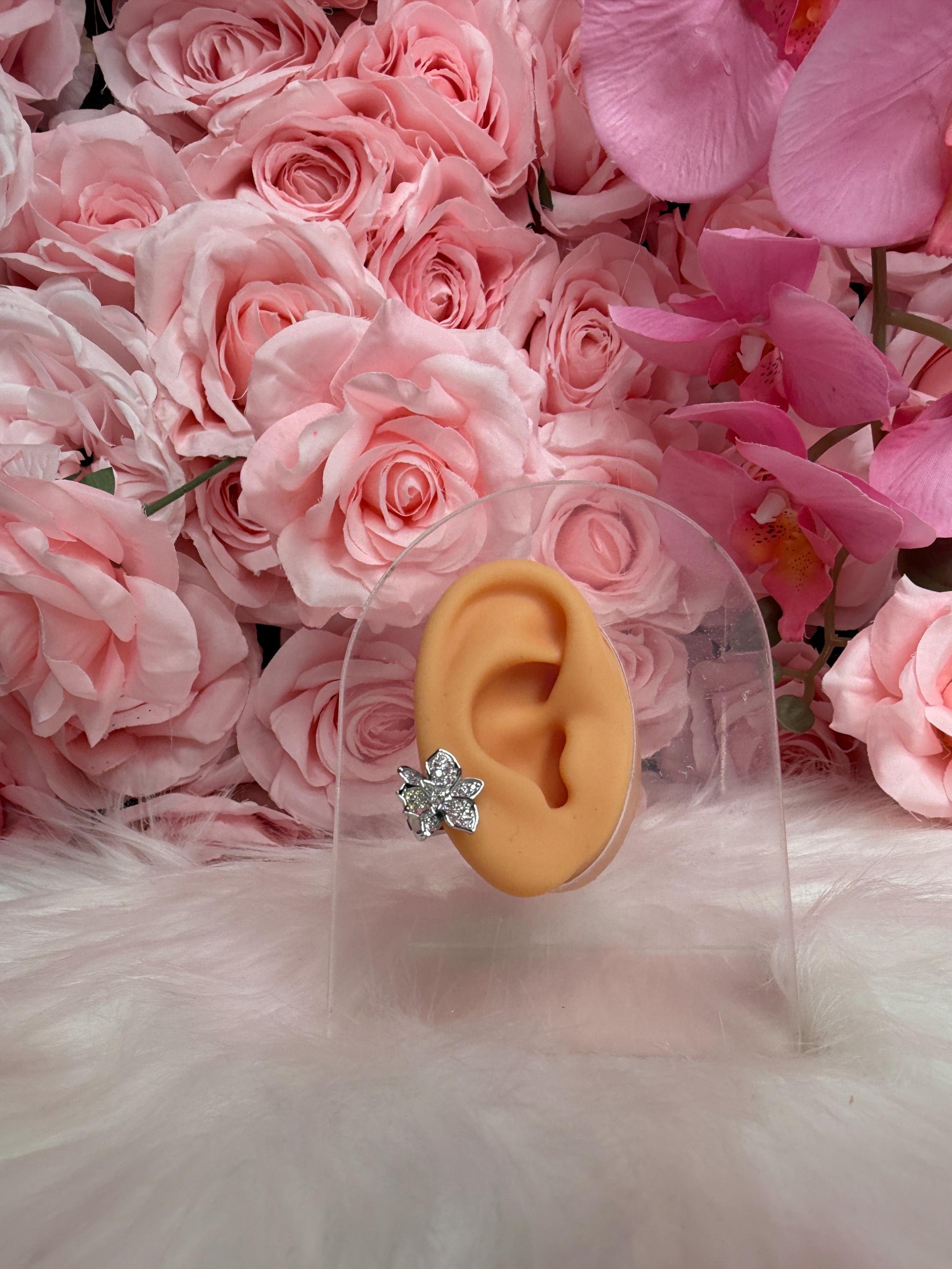 Shimmer Me Hawaiian Cattleya Earrings
