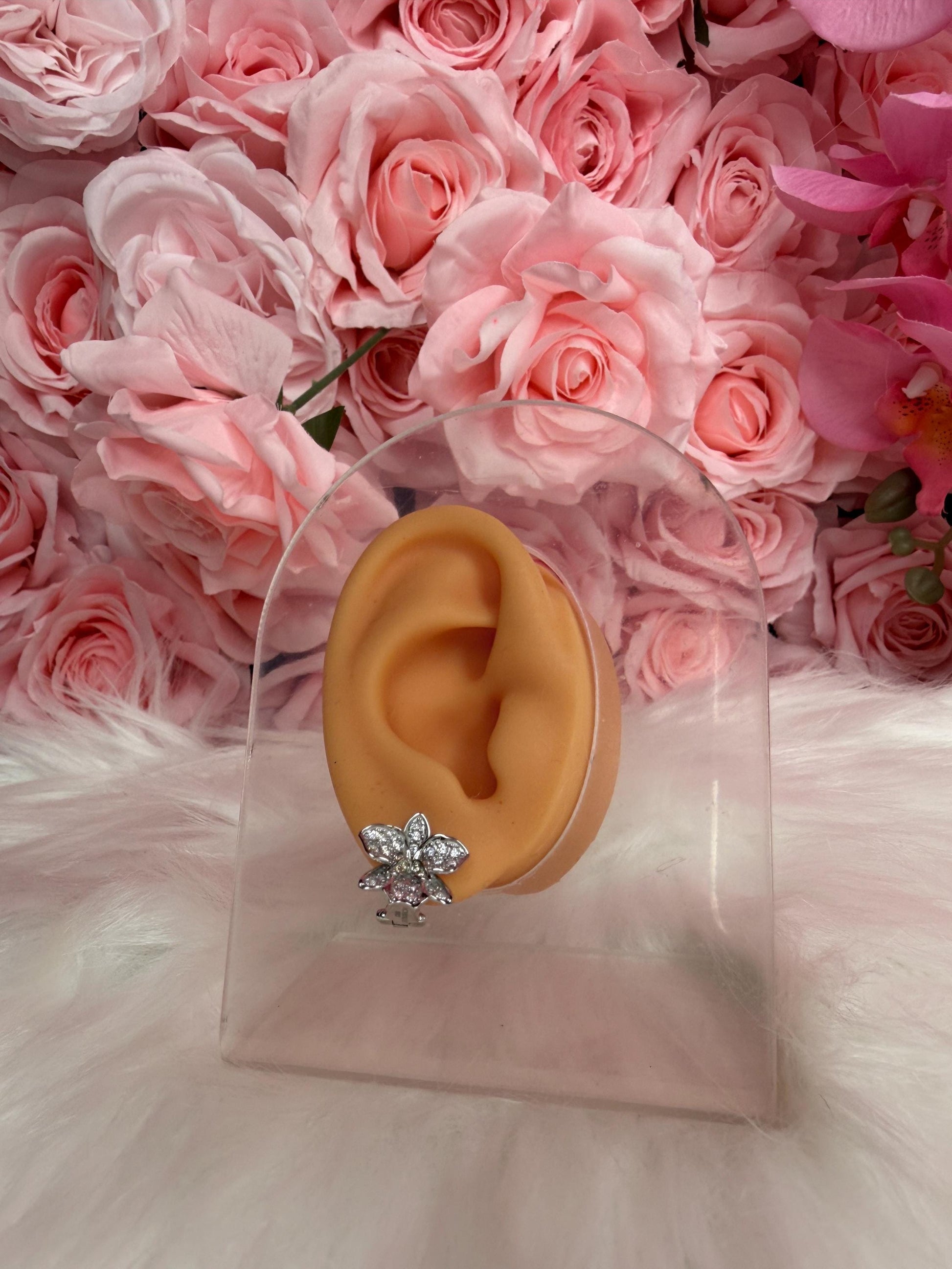 Shimmer Me Hawaiian Cattleya Earrings