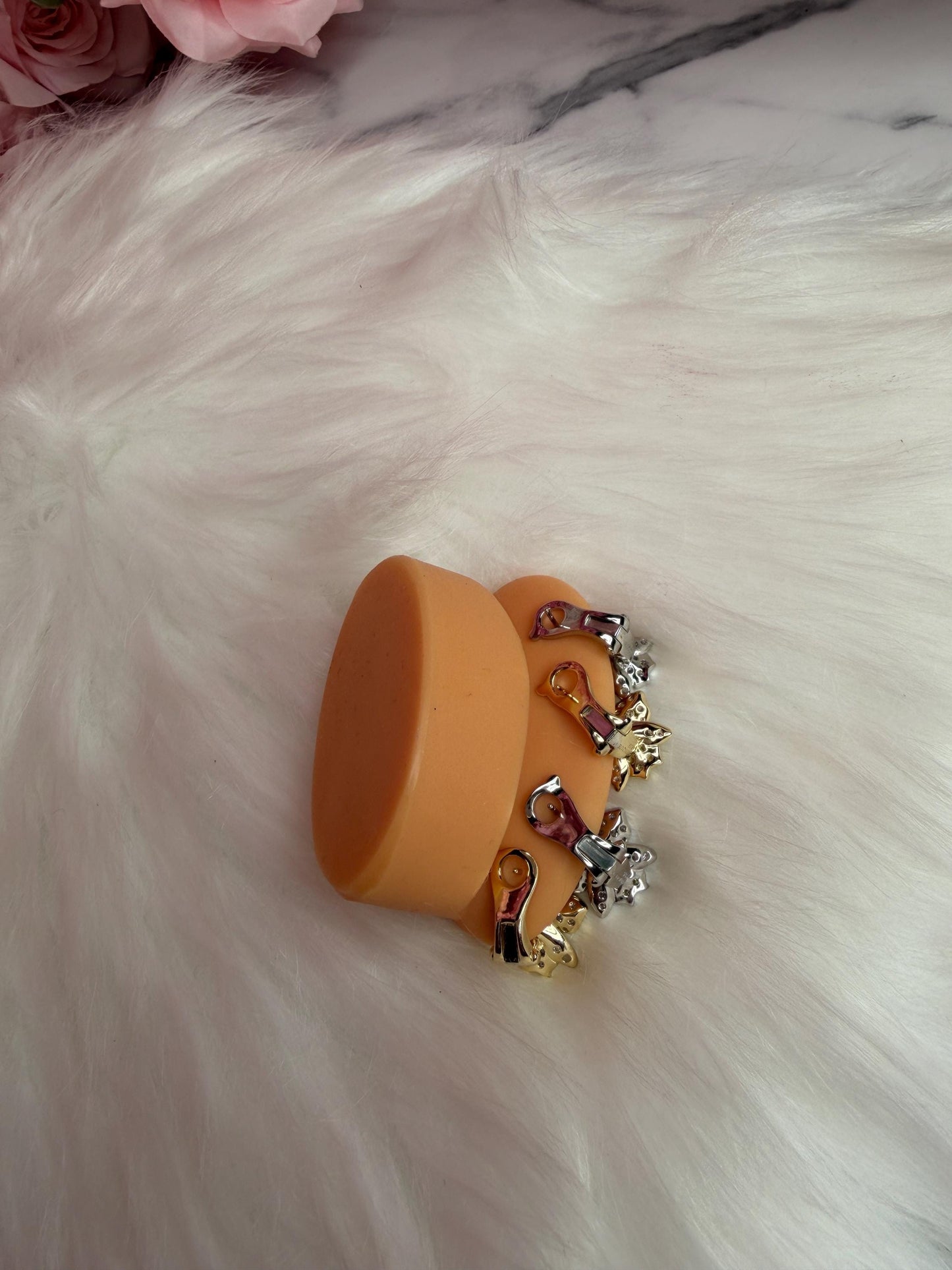 Shimmer Me Hawaiian Cattleya Earrings