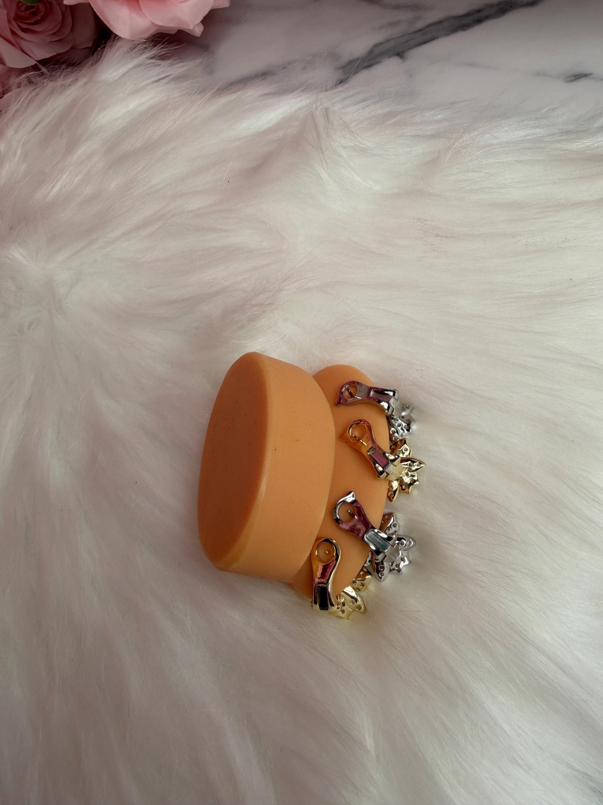 Shimmer Me Hawaiian Cattleya Earrings