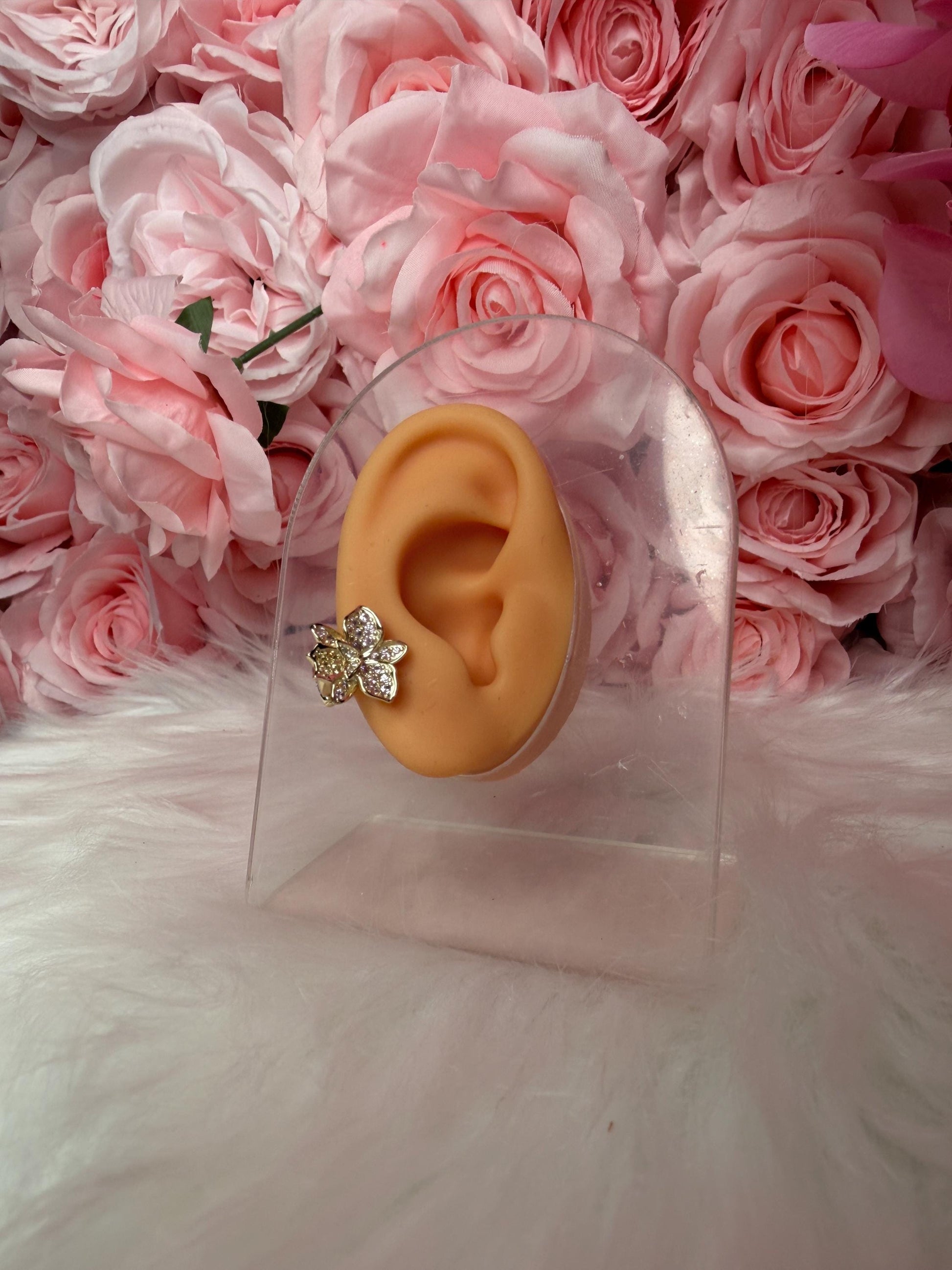 Shimmer Me Hawaiian Cattleya Earrings