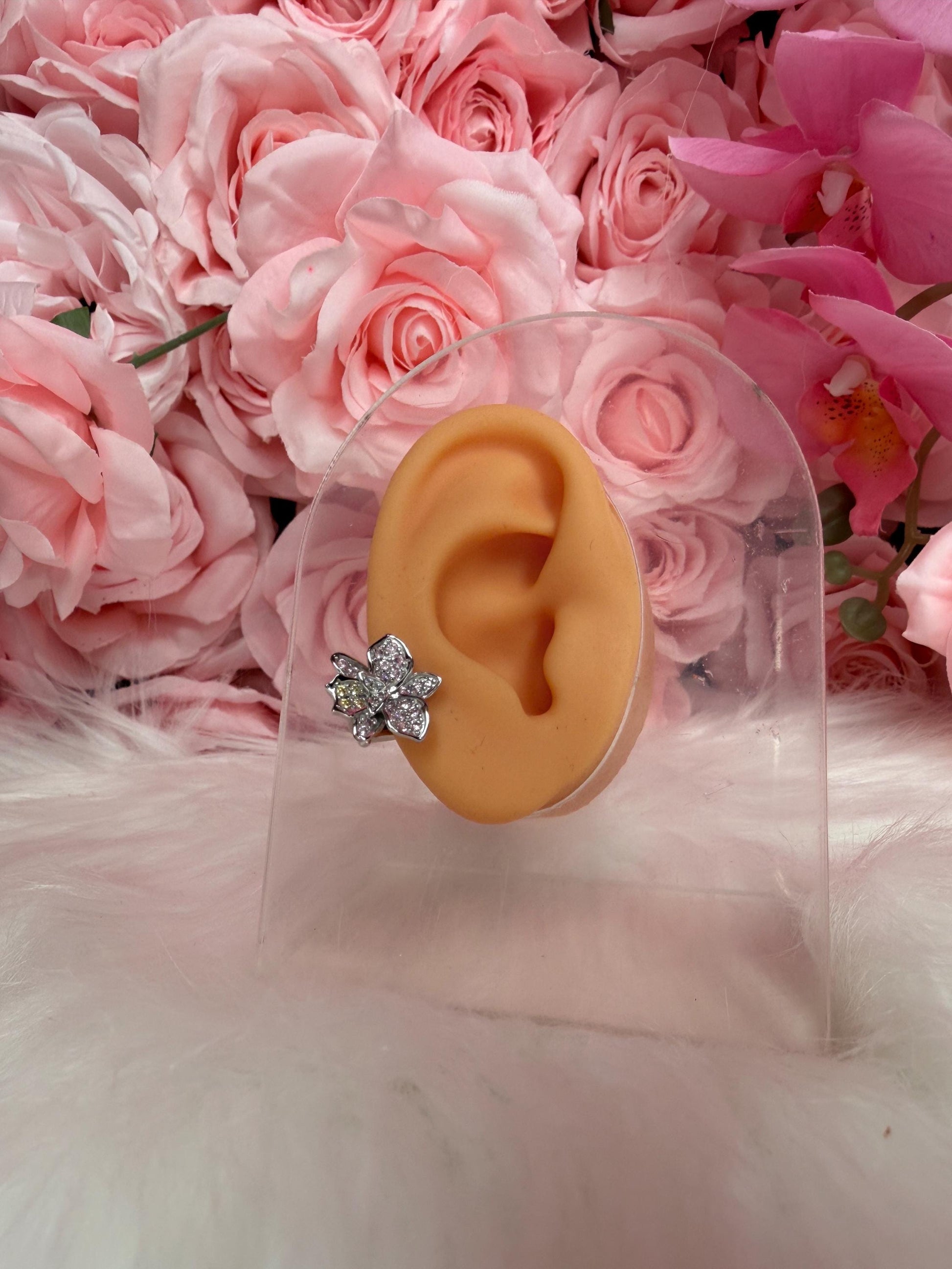 Shimmer Me Hawaiian Cattleya Earrings