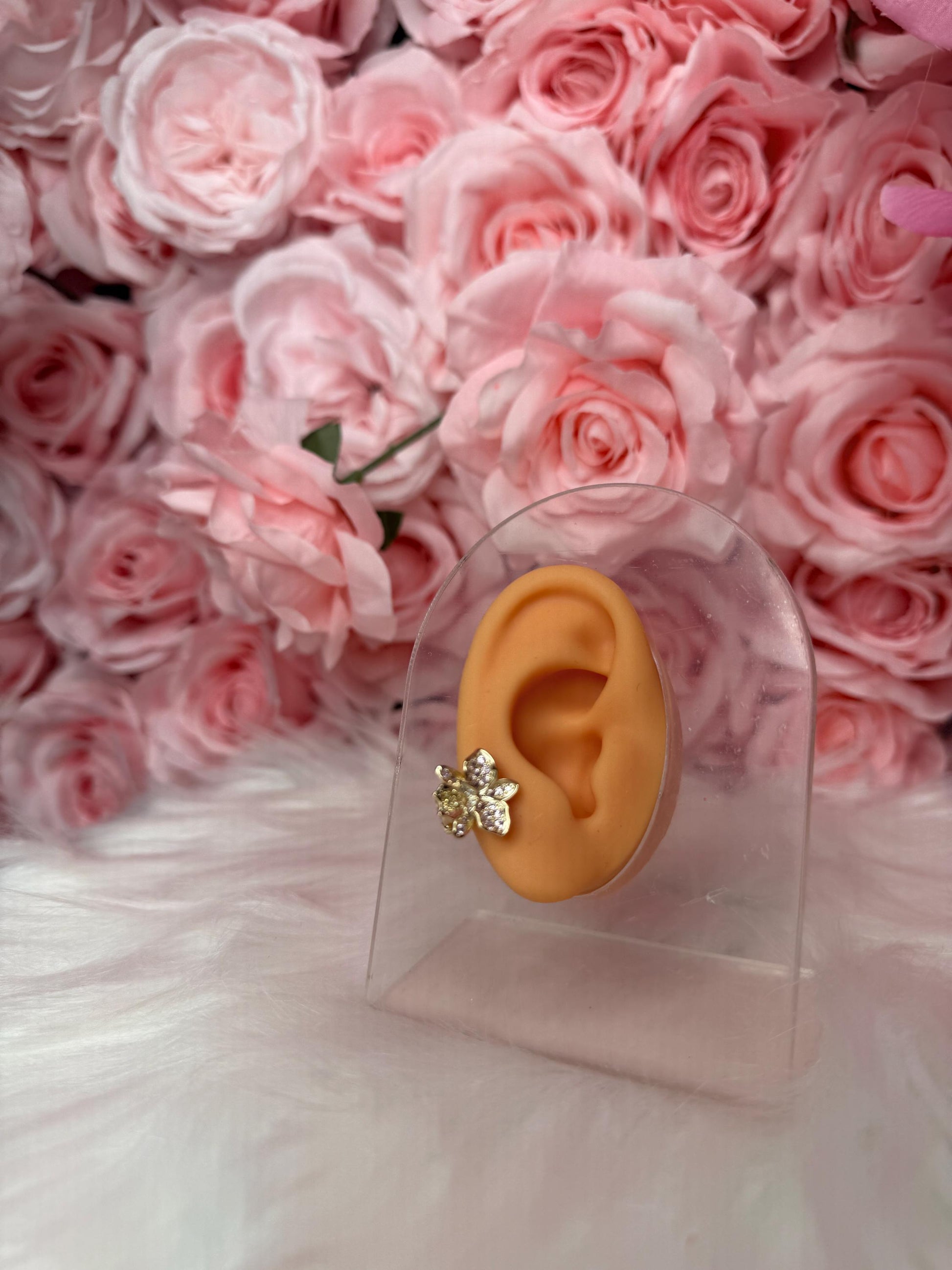 Shimmer Me Hawaiian Cattleya Earrings