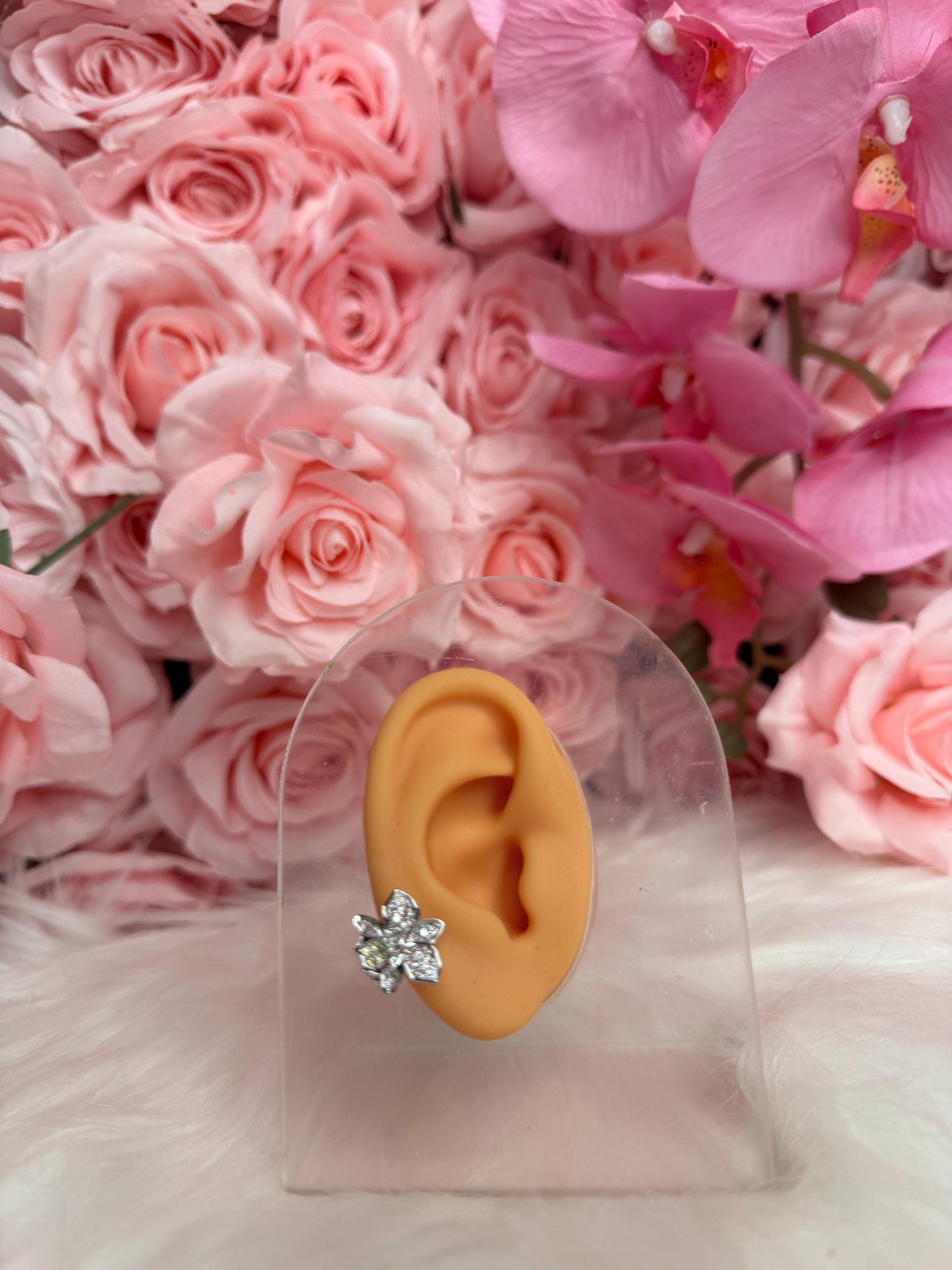 Shimmer Me Hawaiian Cattleya Earrings
