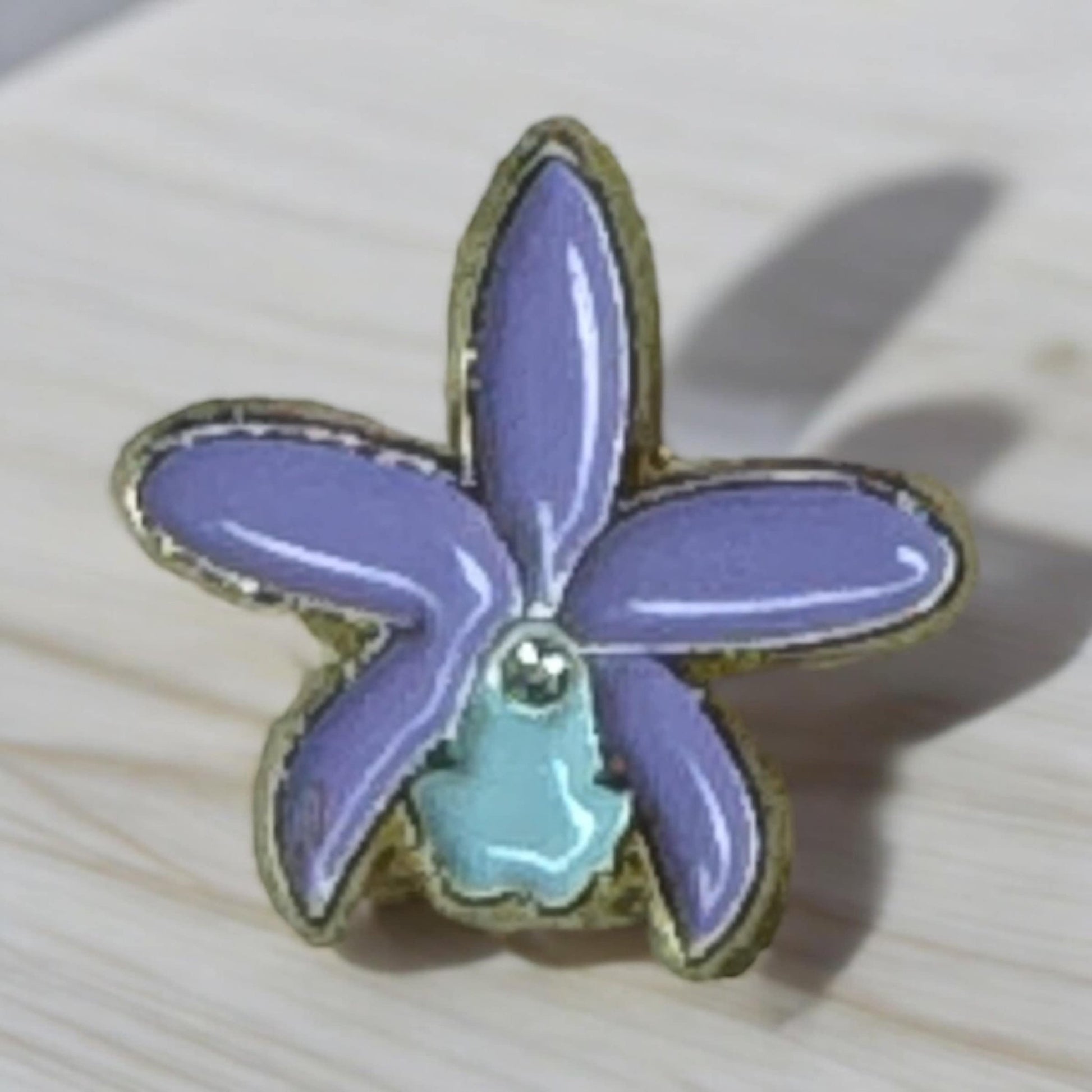 Orchid Inspired Cattleya Violecea Watch Band Charms • Orchid Flower Charms • Floral Watch Band Charms • Gift for Gardners - Orchidique