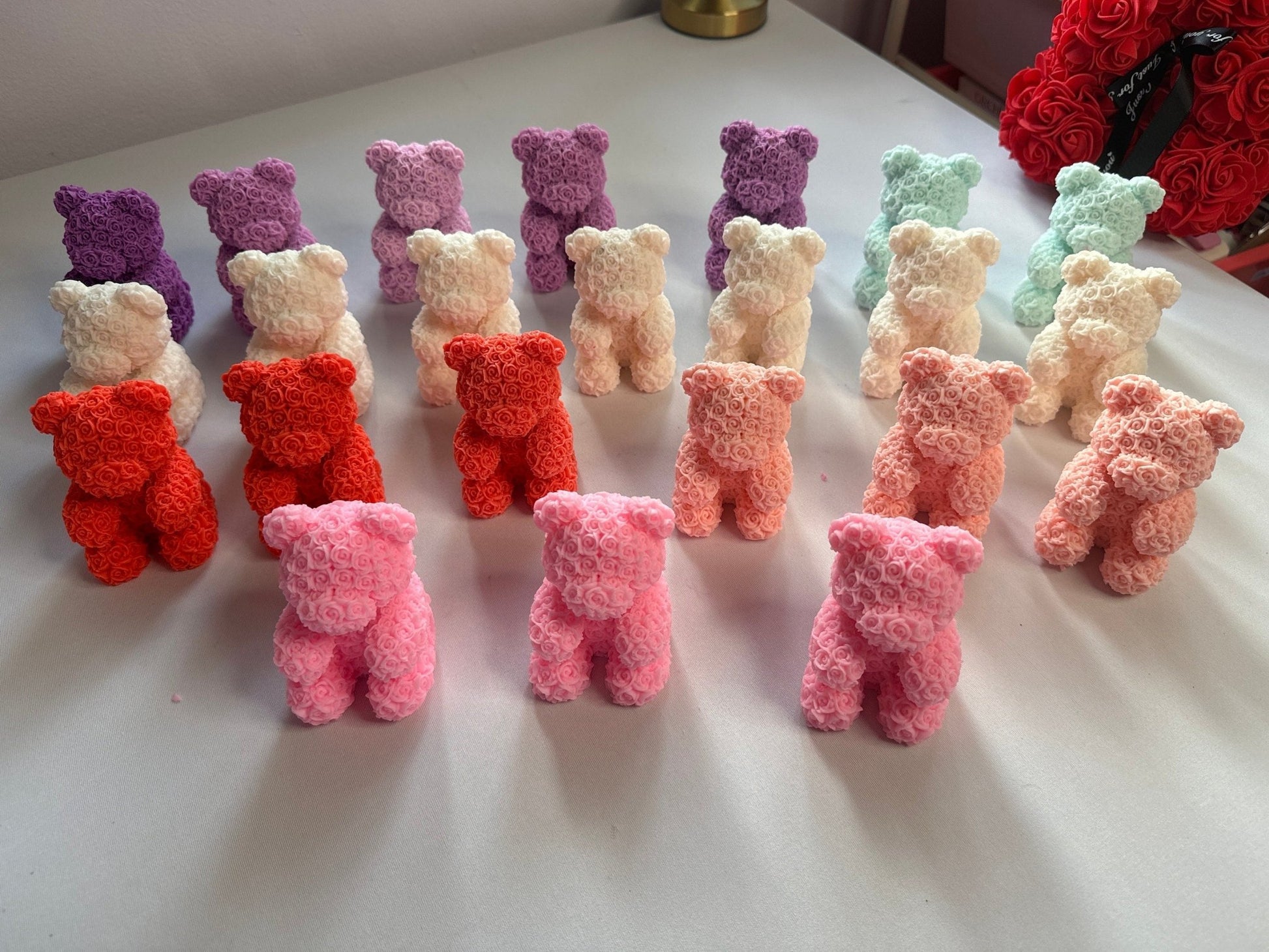 Mama Rose Bear Soap Party Favors - Purple Mama Rose Bear Soap Party Favors - Purple