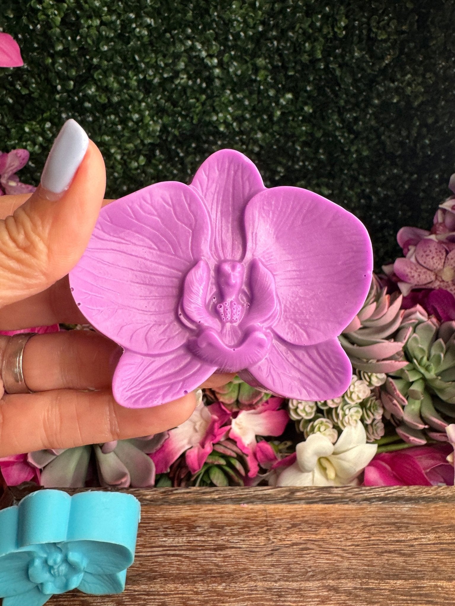 Phalaenopsis Orchid Soap • Handmade Floral Soap Bars • Unique Bridal Favors & Gifts for Orchid Lovers - Orchidique