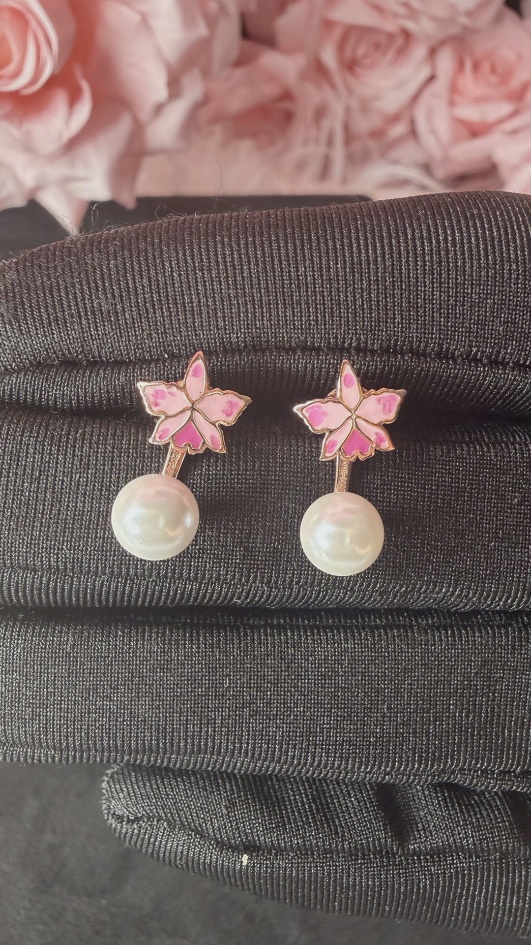 Cattleya trianae pink pearl studs video