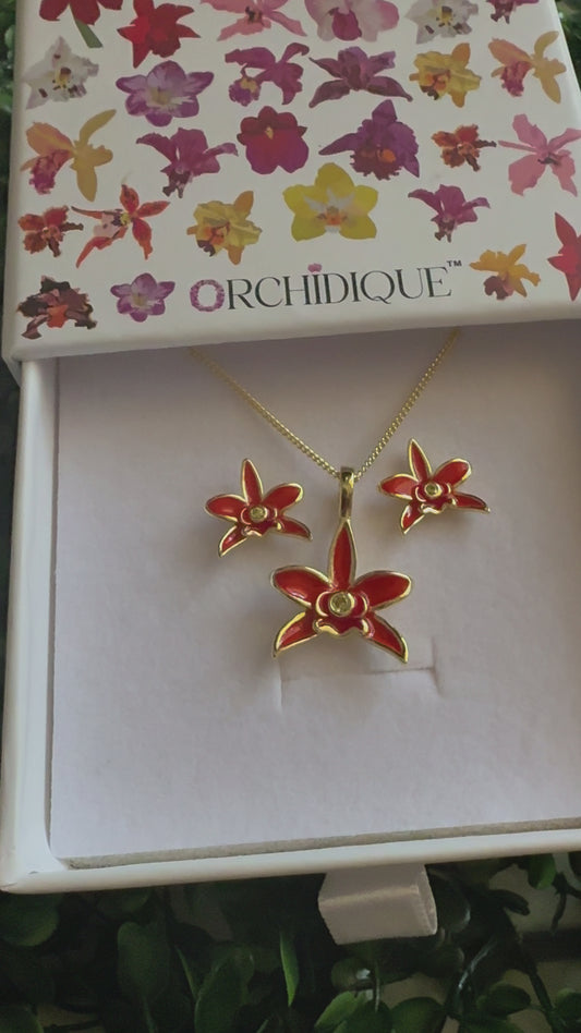 Catt Chocolate Drop Inspired Orchid Jewelry