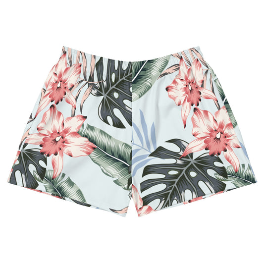 Sunset Cattleya Orchids Shorts · Floral Shorts · Botanical Print Shorts - Orchidique