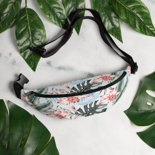 Sunset Orchids Fanny Pack · Versatile Crossbody Bag · Stylish Travel Purse - Orchidique