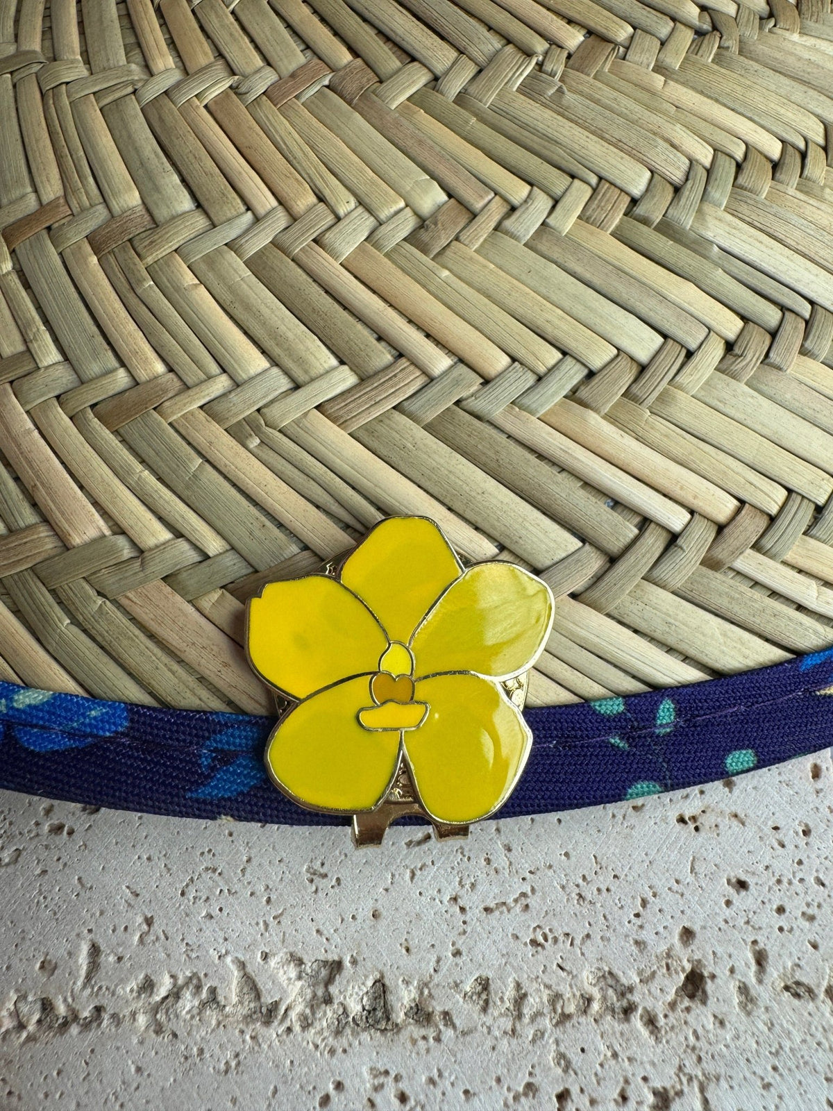 Vanda Orchid Golf Hat Charm — Orchidique view 5